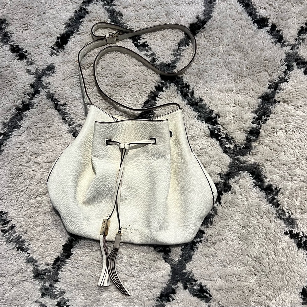 Kate Spade Grey Street Copper Leather Bucket Bag